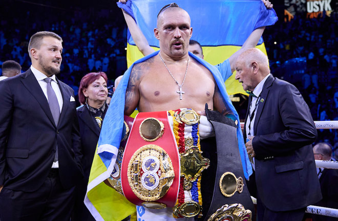 Usyk said he would not be ready to fight Fury this year Photo Credit: Mark Robinson/Matchroom Boxing