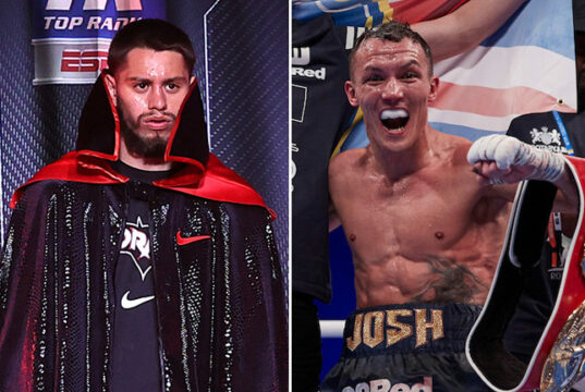 Ruben Villa is keen to fight IBF featherweight world champion, Josh Warrington Photo Credit: Mikey Williams/Top Rank/Mark Robinson/Matchroom Boxing