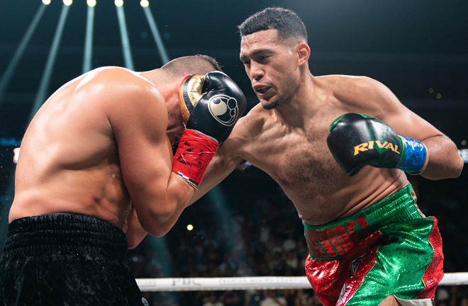 Benavidez stopped Lemieux in May Photo Credit: Ryan Hafey / Premier Boxing Champions