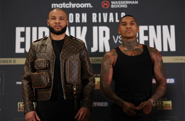 Chris Eubank Jr faces Conor Benn on Saturday at the O2 Arena Photo Credit: Ian Walton/Matchroom Boxing