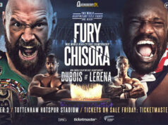 Tyson Fury will defend his WBC heavyweight title against Derek Chisora on December 3 at the Tottenham Hotspur Stadium Photo Credit: Queensberry Promotions