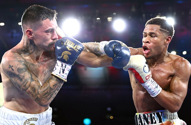 Haney dominated Kambosos Jr in June Photo Credit: Mikey Williams / Top Rank via Getty Images