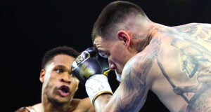 Devin Haney put on another masterclass down under against George Kambosos Jr as he retains his undisputed lightweight titles. Photo Credit: Top Rank Boxing.