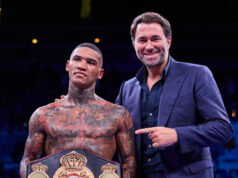 Eddie Hearn says Conor Benn should be given the chance to clear his name Photo Credit: Mark Robinson/Matchroom Boxing