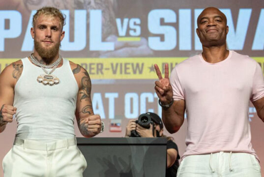 Jake Paul faces former UFC star Anderson Silva in Arizona on Saturday Photo Credit: Esther Lin/SHOWTIME