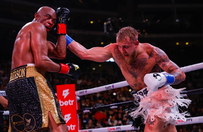 Jake Paul dropped Anderson Silva along the way to claiming a unanimous decision victory to move 6-0 against the former MMA champion.
