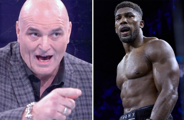 John Fury has told Anthony Joshua to hang up his gloves after a fight with Tyson Fury failed to materialise Photo Credit: BT Sport/Mark Robinson/Matchroom Boxing