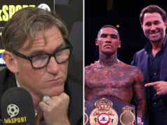 Simon Jordan has questioned why Conor Benn vs Chris Eubank Jr continued to be promoted after Benn's second test fail Photo Credit: talkSPORT/Mark Robinson/Matchroom Boxing