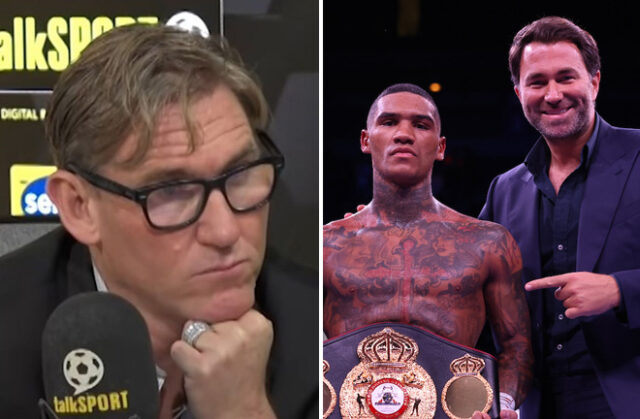 Simon Jordan has questioned why Conor Benn vs Chris Eubank Jr continued to be promoted after Benn's second test fail Photo Credit: talkSPORT/Mark Robinson/Matchroom Boxing