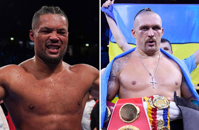 Joe Joyce feels Oleksandr Usyk will vacate his WBO title instead of facing him Photo Credit: Queensberry Promotions/Mark Robinson/Matchroom Boxing