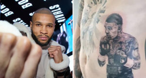 Chris Eubank Jr has offered to pay for a fan who wants to remove a tattoo of Conor Benn Photo Credit: Mark Robinson/Matchroom Boxing/Twitter: Titch. Version 3.0