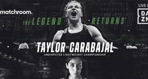 Katie Taylor makes a seventh defence of her undisputed lightweight titles against Karen Elizabeth Carabajal in Wembley on Saturday Photo Credit: Matchroom Boxing