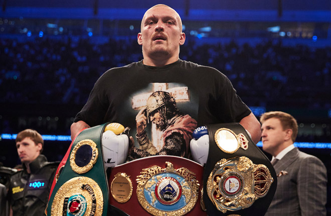 Joyce is in line for a shot at Usyk's WBO title Photo Credit: Mark Robinson/Matchroom Boxing