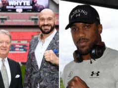 Frank Warren has revealed that he lost a £10k bet with Tyson Fury during talks to fight Anthony Joshua Photo Credit: Queensberry Promotions/Mark Robinson/Matchroom Boxing