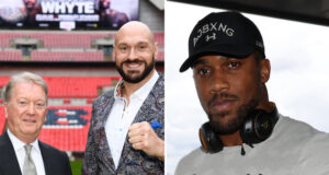 Frank Warren has revealed that he lost a £10k bet with Tyson Fury during talks to fight Anthony Joshua Photo Credit: Queensberry Promotions/Mark Robinson/Matchroom Boxing