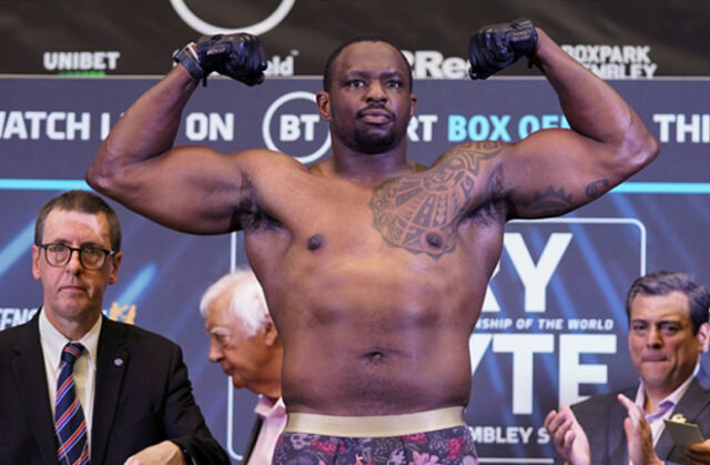 Dillian Whyte makes his ring return against Jermaine Franklin at the OVO Arena on November 26 Photo Credit: Queensberry Promotions