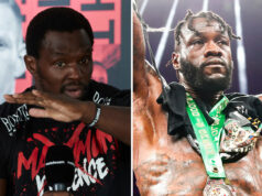 Dillian Whyte says Deontay Wilder is not keen on fighting him Photo Credit: Mark Robinson/Matchroom Boxing/Stephanie Trapp/TGB Promotions