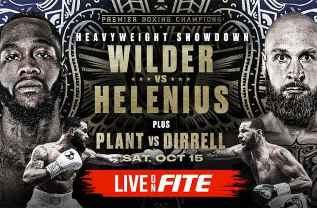 Deontay Wilder returns to action against Robert Helenius in Brooklyn on Saturday