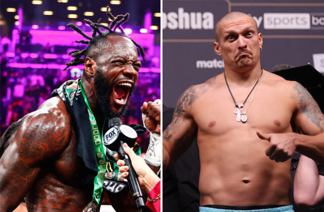 Deontay Wilder says he will reach out to Oleksandr Usyk, but questions whether he'll face him Photo Credit: Stephanie Trapp/TGB Promotions/Ian Walton/Matchroom Boxing