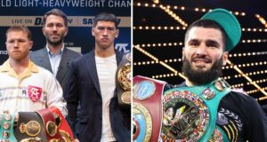 Dmitry Bivol is eyeing an undisputed clash with Artur Beterbiev over a rematch with Canelo Alvarez Photo Credit: Ed Mulholland/Matchroom/Mikey Williams/Top Rank via Getty Images