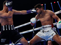 Dmitry Bivol puts a masterclass off to see of Gilberto Ramirez. Photo Credit: Matchroom Boxing