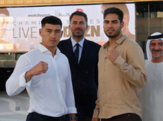 Dmitry Bivol defends his WBA 'super' light heavyweight title against Gilberto Ramirez in Abu Dhabi on Saturday Photo Credit: Matchroom Boxing