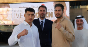 Dmitry Bivol defends his WBA 'super' light heavyweight title against Gilberto Ramirez in Abu Dhabi on Saturday Photo Credit: Matchroom Boxing