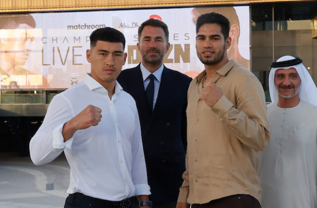 Dmitry Bivol defends his WBA 'super' light heavyweight title against Gilberto Ramirez in Abu Dhabi on Saturday Photo Credit: Matchroom Boxing