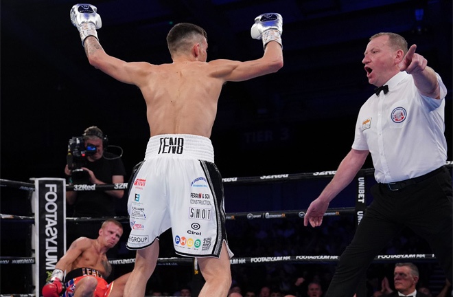 Liam Davies beat Leach in June of last year (Photo Credit: Queensberry Promotions)