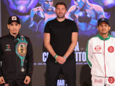Juan Estrada and Roman 'Chocolatito' Gonzalez face each other for a third time in Arizona on Saturday Photo Credit: Ed Mulholland/Matchroom