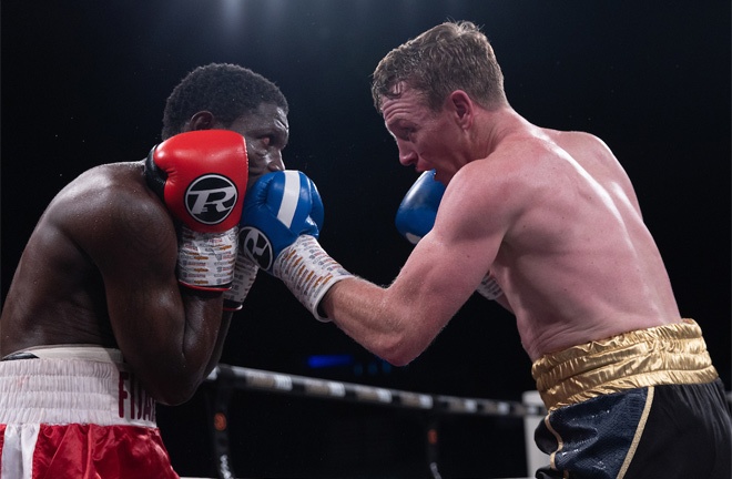 Farrell overcame Fijabi in June Photo Credit: Wasserman Boxing