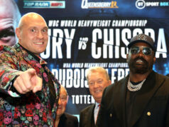 Tyson Fury defends his WBC heavyweight world title against Derek Chisora in a trilogy clash on Saturday at the Tottenham Hotspur Stadium Photo Credit: Mark Robinson/Top Rank Inc via Getty Images