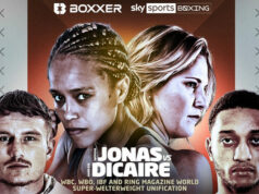 Natasha Jonas and Marie-Eve Dicaire meet in a 154lb world title unification on Saturday in Manchester Photo Credit: BOXXER