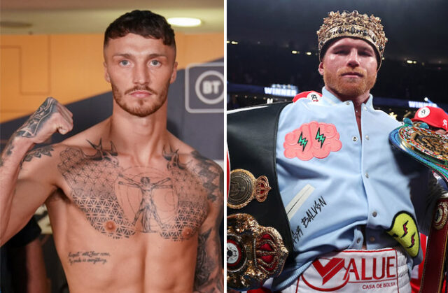 Zach Parker has welcomed a future clash with undisputed super middleweight champion Canelo Alvarez Photo Credit: Queensberry Promotions/Ed Mulholland/Matchroom