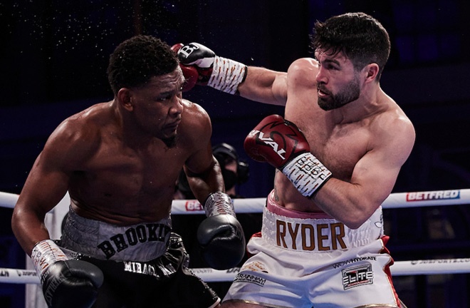 Ryder beat Jacobs in February Photo Credit: Mark Robinson/Matchroom Boxing