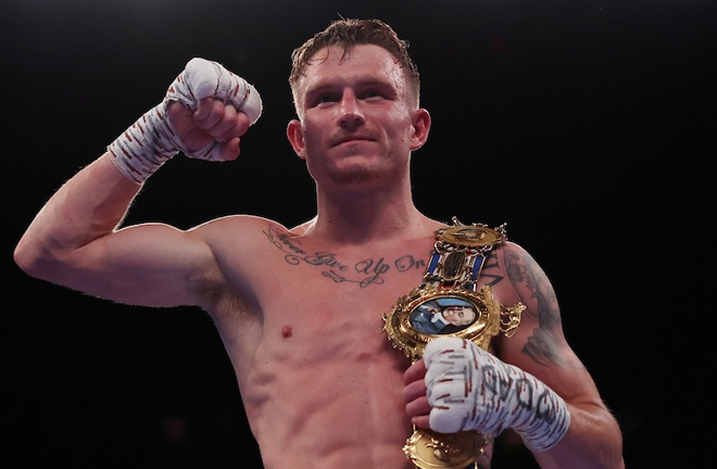 Smith puts his British super lightweight title on the line Photo Credit: Mark Robinson/Matchroom Boxing