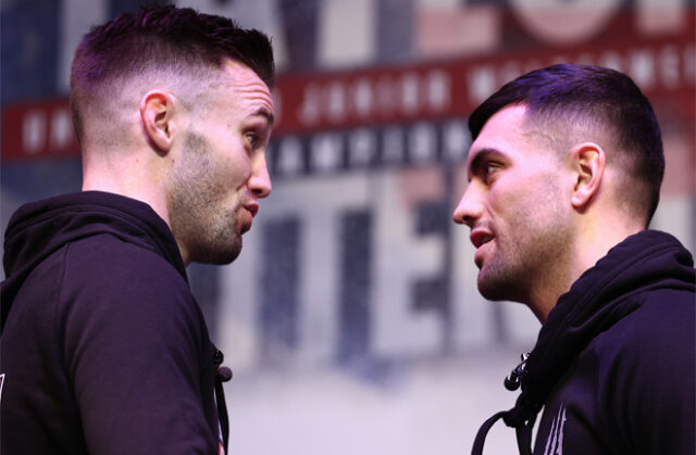 Josh Taylor's rematch with Jack Catterall will be staged in Glasgow on February 4 on Sky Sports Box Office Photo Credit: Mikey Williams/Top Rank via Getty Images