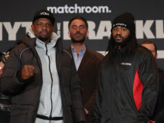 Dmitry Salita has predicted a knockout win for Jermaine Franklin over Dillian Whyte on Saturday Photo Credit: Mark Robinson/Matchroom Boxing