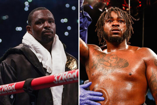 Dillian Whyte returns to the ring against Jermaine Franklin in Wembley on Saturday Photo Credit: Queensberry Promotions/Stephanie Trapp/SHOWTIME