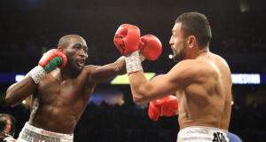 Terence Crawford knocked out David Avanesyan in the sixth round in Omaha Photo Credit: Tom Hogan/BLK Prime