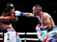 Juan Francisco Estrada edged passed Roman 'Chocolatito' Gonzalez in another fantastic battle between the pair to win trilogy. Photo Credit: DAZNBoxing (Twitter)