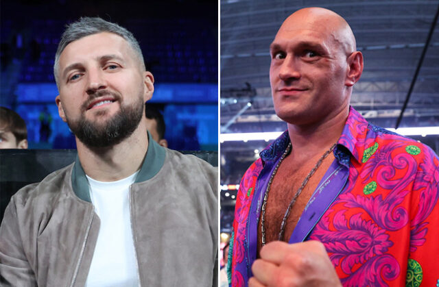 Carl Froch believes Tyson Fury would have too much for Oleksandr Usyk Photo Credit: Mark Robinson/Ed Mulholland/Matchroom Boxing