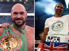 Tyson Fury believes a fight with David Haye would still fill a stadium Photo Credit: Queensberry Promotions/Amanda Westcott/Triller Fight Club