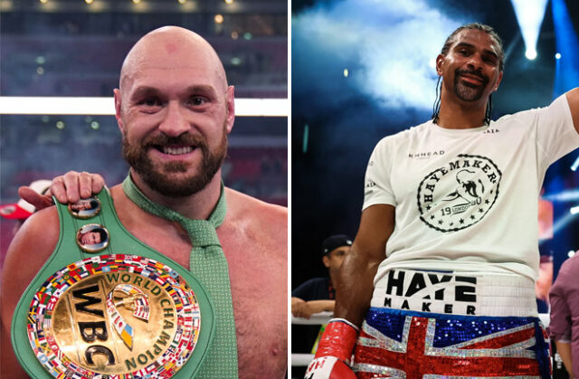 Tyson Fury believes a fight with David Haye would still fill a stadium Photo Credit: Queensberry Promotions/Amanda Westcott/Triller Fight Club