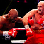 Tyson Fury retained his heavyweight crown after breaking down and stopping Derek Chisora in the 10th Round to setup an undisputed clash with Oleksandr Usyk. Photo Credit: BT Sport Boxing Twitter.