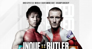 Naoya Inoue faces fellow world champion Paul Butler for the undisputed bantamweight crown in Tokyo on Tuesday Photo Credit: Probellum