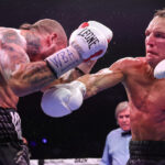 Metcalf defeated Lejarraga in Bilbao in May Photo Credit: Ian Walton/Matchroom Boxing
