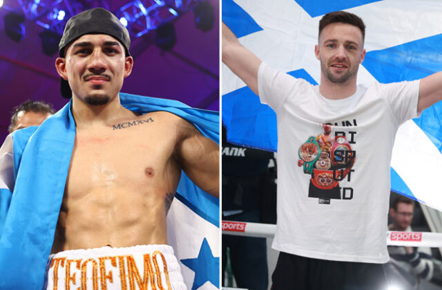 Teofimo Lopez has called for a UK clash with Josh Taylor Photo Credit: Mikey Williams / Top Rank via Getty Images/Lawrence Lustig / BOXXER