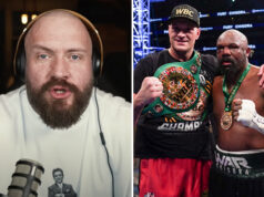 True Geordie has described Tyson Fury's win over Derek Chisora as "sparring" Photo Credit: True Geordie YT/Queensberry Promotions