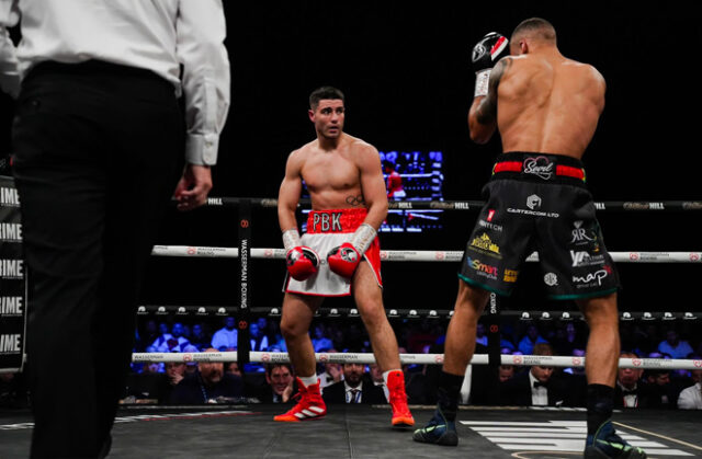 Pretty Boy Josh Kelly dominated over 12 rounds in Newcastle against Troy Williamson. Photo Credit: Wasserman Boxing.